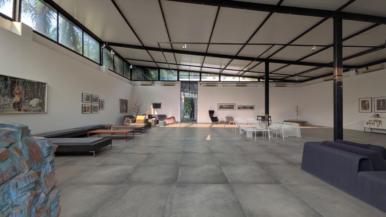 The Steel Grid Pavilion
