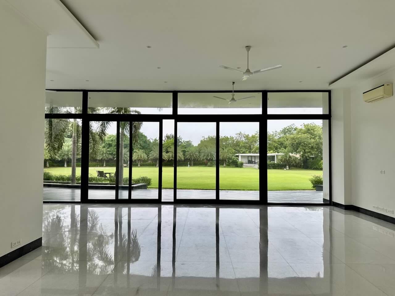 White on Green Canvas